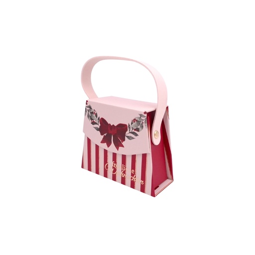 [HG6217] Mini Handtaschen-Geschenkschachtel, fröhliche Weihnachten (6 Stück)