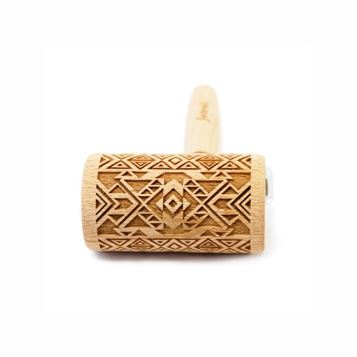 Nudelholz Aztek Muster