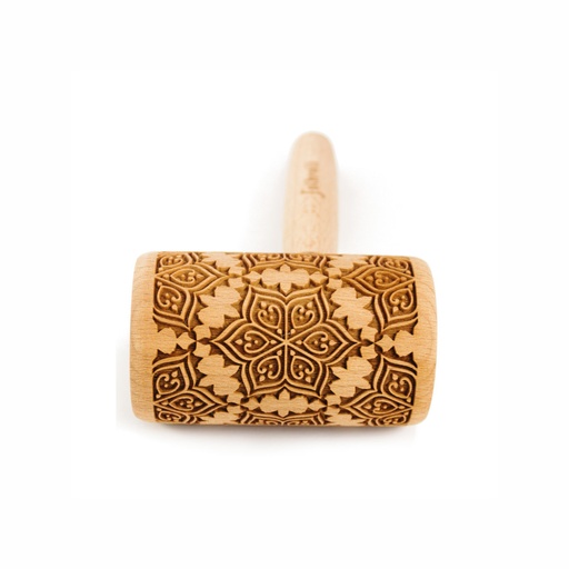 Nudelholz Blumen Mandala