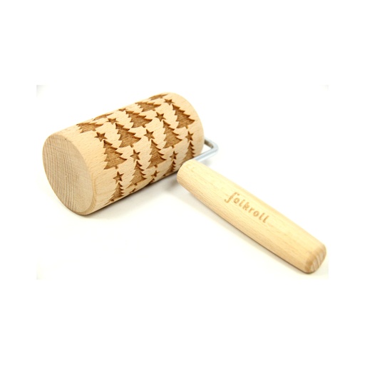 Nudelholz Weihnachtsbaum