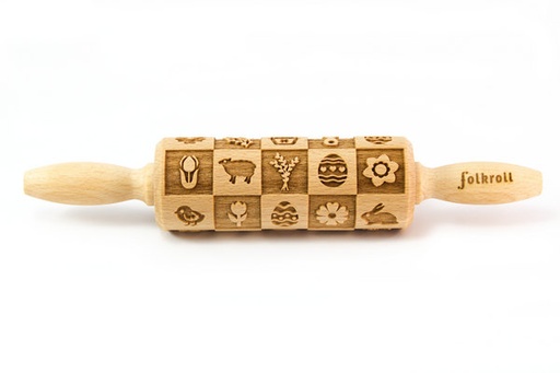 Nudelholz Osterkacheln