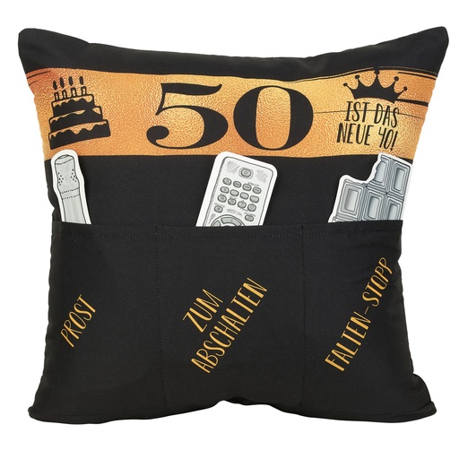 [HG8790] Sofahelden Polster Geburtstag 50 (3 Stück)