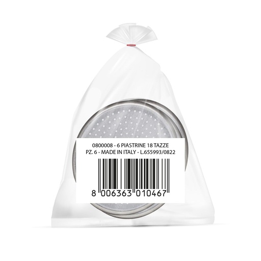 [JE0800008] Ersatzfilter für 18 Tassen Aluminium