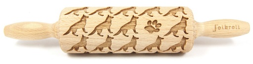 Nudelholz Schäferhund