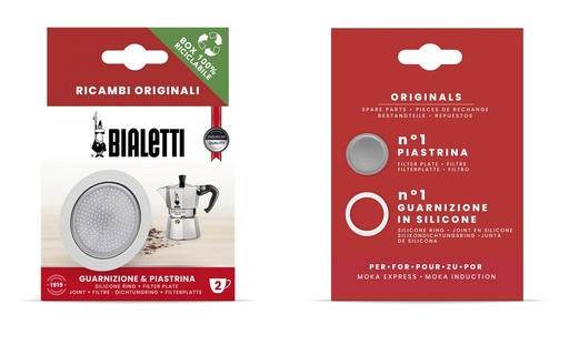 [JE0800038] Ersatzset 2 Tassen für neue Moka Induktion und Moka Express