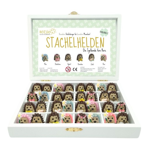 [HG5920] Stachelhelden Igelfiguren, mit Sammelkarte sortiert, 50 Stück, ohne Display