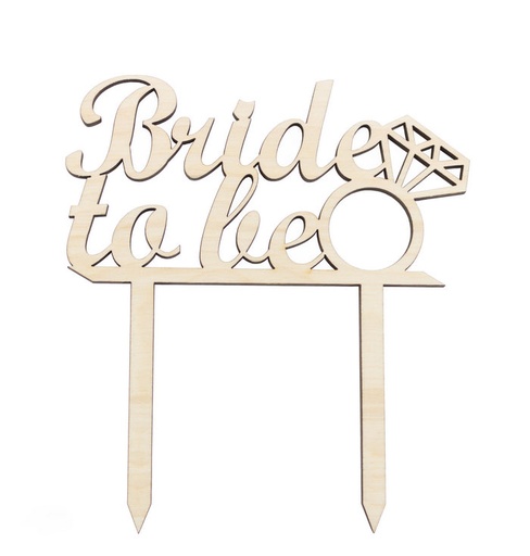 [FR057665] Tortenstecker Bride to be