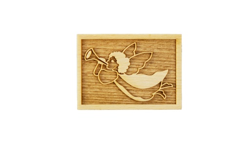 [FR058129] Stempel Engel rechteckig