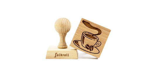[FR058662] Stempel Kaffee quadratisch