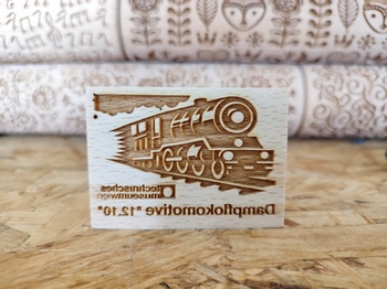 [FRTMLOK] Stempel rechteckig TM Lok 12.10 