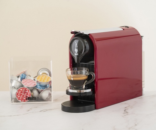 Kapselmaschine Gioia Plus für Bialetti Kapseln inklusive 48 Kapseln